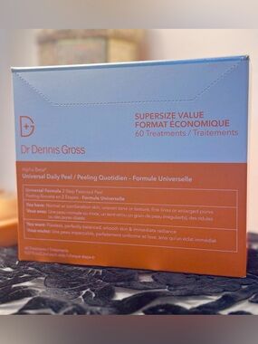 Dr. Dennis Gross Universal Daily Peel (supersized box of 60) BNIB unopened New